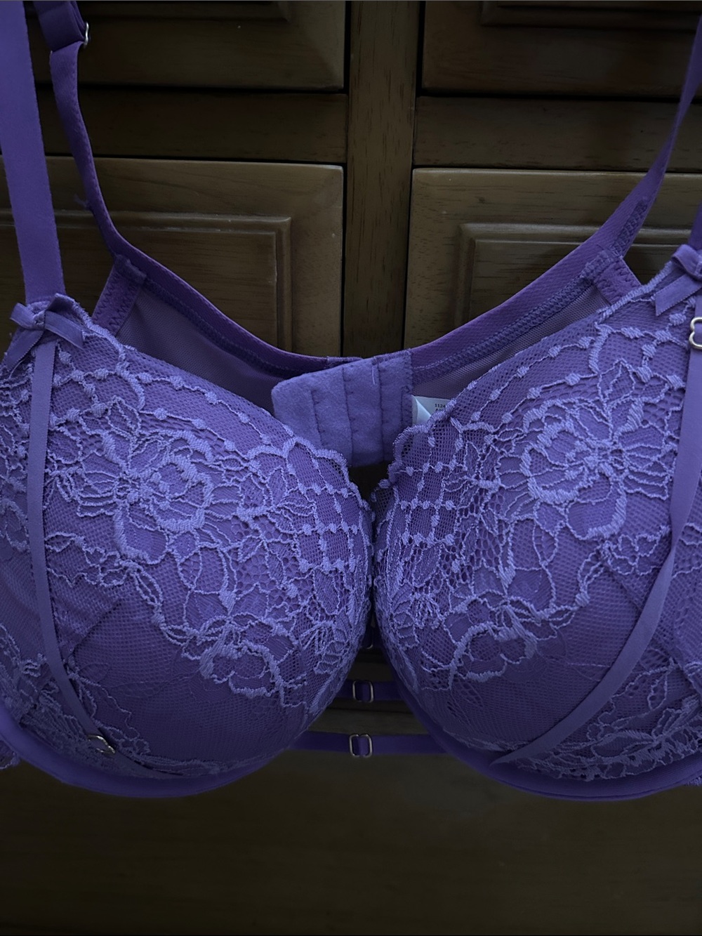 Cacique Lavender Lace Underwire Bra